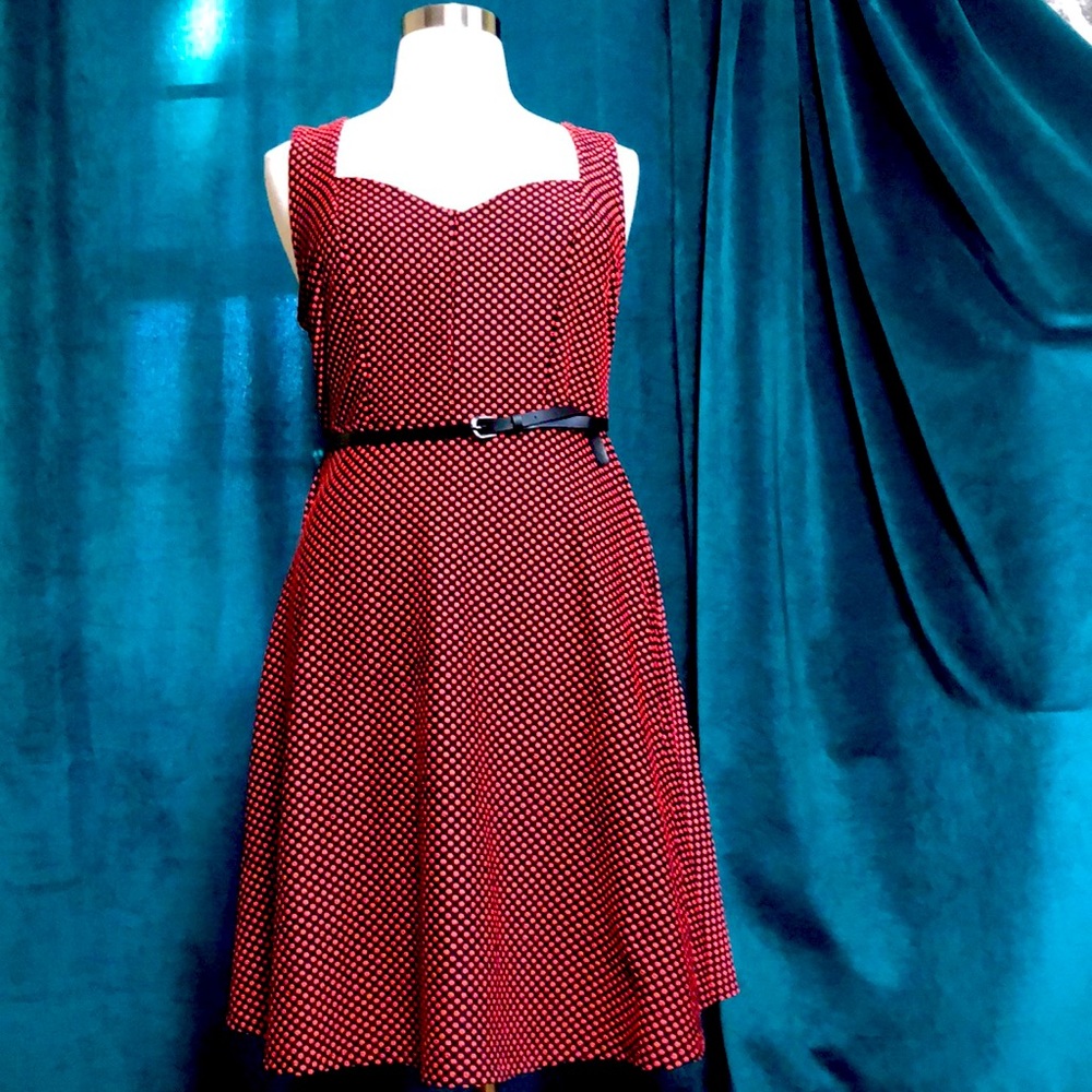 Torrid Polka Dot Midi Dress.🥀